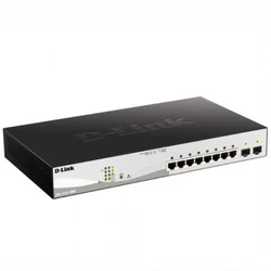 Коммутатор D-link DGS-1210-10MP/F3A 1000 Base-T (1000 мбит/с), 2 SFP порта