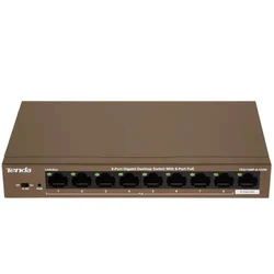 Коммутатор TENDA TEG1109P TEG1109P-8-102W 1000 Base-TX (1000 мбит/с)