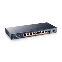 Коммутатор Zyxel NebulaFlex XMG1915-10EP XMG1915-10EP-EU0101F 2.5 GBase-T (2500 мбит/с), 2 SFP порта