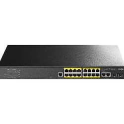 Коммутатор CUDY GS2018PS2-200W 1000 Base-T (1000 мбит/с), 2 SFP порта