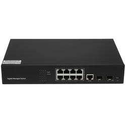 Коммутатор CUDY GS2008S2 1000 Base-TX (1000 мбит/с), 2 SFP порта