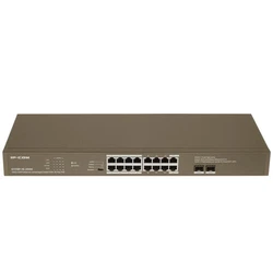 Коммутатор IP-COM G1118P G1118P-16-250W 1000 Base-T (1000 мбит/с), 2 SFP порта