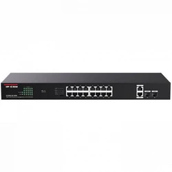Коммутатор IP-COM G1120P-16-150W 1000 Base-T (1000 мбит/с), 2 SFP порта