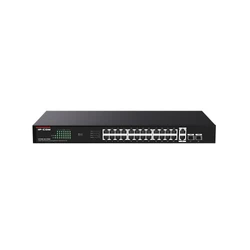 Коммутатор IP-COM G1128P G1128P-24-250W 1000 Base-T (1000 мбит/с), 2 SFP порта