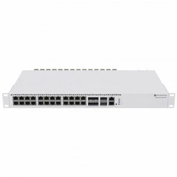 Коммутатор Mikrotik CRS326 CRS326-4C+20G+2Q+RM 2.5 GBase-T (2500 мбит/с), 2 SFP порта