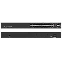 Коммутатор Ubiquiti EdgeSwitch 24 Lite ES-24-LITE 1000 Base-TX (1000 мбит/с), 2 SFP порта