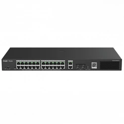 Коммутатор Ruijie RG-ES228GS-P 1000 Base-T (1000 мбит/с), 2 SFP порта