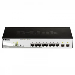 Коммутатор D-link DGS-1210-10P/FL2A 1000 Base-T (1000 мбит/с), 2 SFP порта