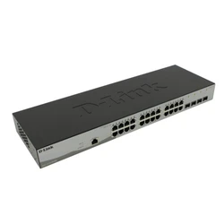 Коммутатор D-link DGS-1210-28/ME/B1A 1000 Base-TX (1000 мбит/с), 4 SFP порта