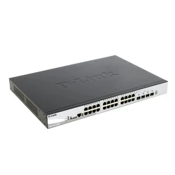 Коммутатор D-link DGS-1510-28XMP/A1A 1000 Base-TX (1000 мбит/с)