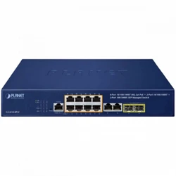 Коммутатор Planet GS-4210-8P2C 1000 Base-T (1000 мбит/с), 2 SFP порта