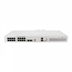 Коммутатор Mikrotik CRS418-8P-8G-2S+RM 1000 Base-T (1000 мбит/с), 2 SFP порта