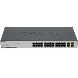 Коммутатор D-link DGS-1026P/A1A 1000 Base-T (1000 мбит/с), 2 SFP порта