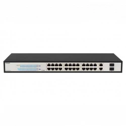 Коммутатор PowerTone PWS-TS24G-370R 1000 Base-T (1000 мбит/с), 2 SFP порта