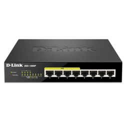 Коммутатор D-link DGS-1008P 1000 Base-TX (1000 мбит/с)