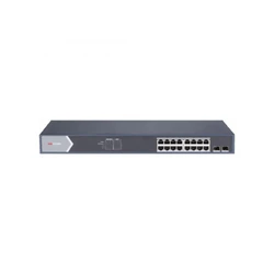 Коммутатор Hikvision DS-3E0518P-E/M(B) 1000 Base-T (1000 мбит/с), 2 SFP порта