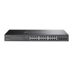 Коммутатор TP-Link SG2428LP SG2428LP(UN) 1000 Base-T (1000 мбит/с), 4 SFP порта