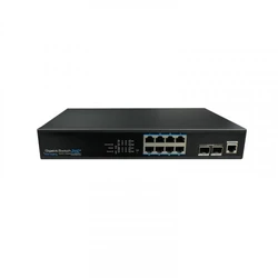 Коммутатор UTEPO UTP3-GSW0802S-MTP150 1000 Base-T (1000 мбит/с), 2 SFP порта