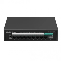 Коммутатор Ruijie RG-ES110GS-P-L RG0000036 1000 Base-T (1000 мбит/с), 2 SFP порта