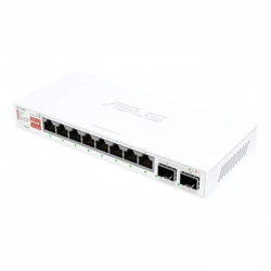 Коммутатор Asus QG-U1080 2.5 GBase-T (2500 мбит/с), 2 SFP порта