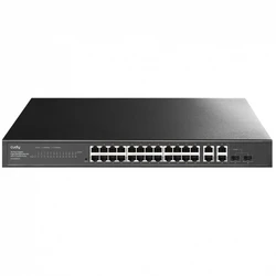 Коммутатор CUDY Easy-Managed GS1028ES2 1000 Base-T (1000 мбит/с), 2 SFP порта