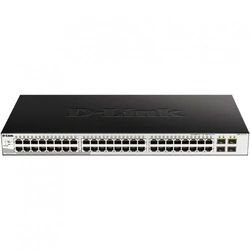 Коммутатор D-link DGS-1210-52/ME DGS-1210-52/ME/B2A 1000 Base-T (1000 мбит/с), 4 SFP порта