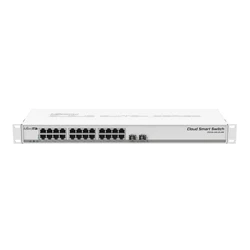 Коммутатор Mikrotik CSS326-24G-2S+RM 1000 Base-TX (1000 мбит/с), 2 SFP порта