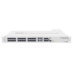 Коммутатор Mikrotik 20PORT SFP 4SFP+ CRS328-4C-20S-4S+RM 20 SFP портов