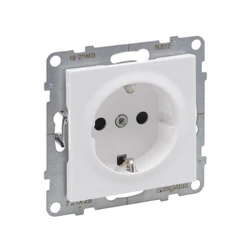 Розетка Legrand Розетка 2К+З Suno 16А 250В винт.зажим Белый 721125