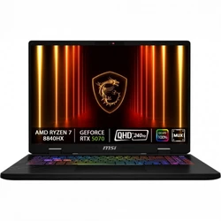 Ноутбук MSI Crosshair A16 HX D8WGKG-078XRU 9S7-15PL21-078 16 ", WQXGA 2560x1600 (16:10), Ryzen 7, 32 Гб