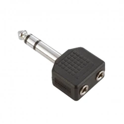 Аксессуар для аудиотехники Adam Hall 2 х TRS 3.5 mm stereo (F) - TRS 6.3 mm stereo (M) 7545