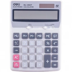 Калькулятор deli E1507 Grey