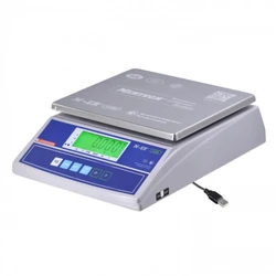 Торговые весы Mertech Фасовочные M-ER 326 AF-6.1 Cube LCD USB (двойной дисплей) 3836