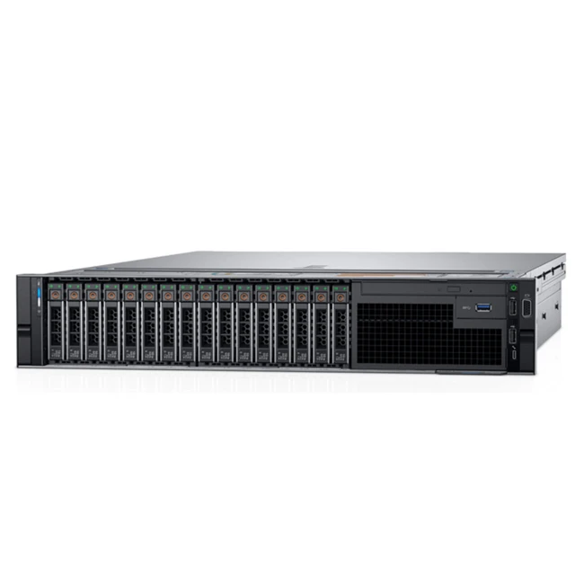 Сервер Dell PowerEdge R740 R740-3592-6 2U Rack, Xeon Silver 4110, 2100 МГц, 8, 11, 2 x 16 ГБ, SFF 2.5"