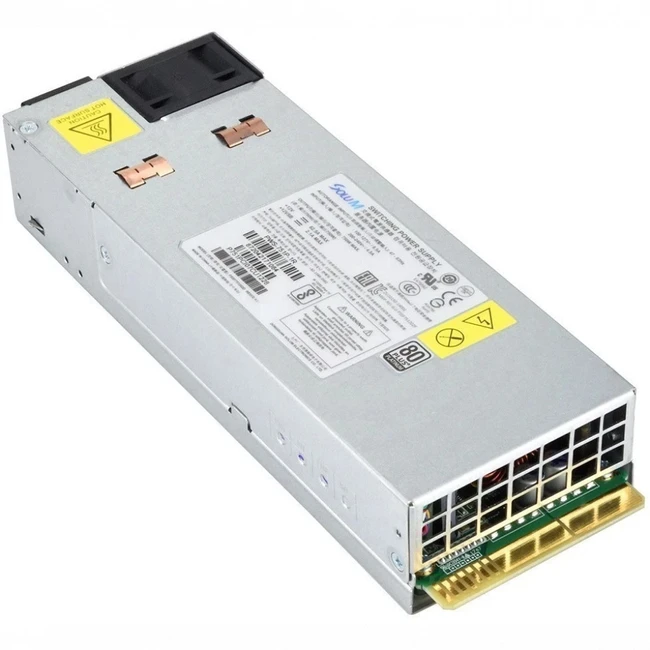 Серверный блок питания Supermicro PWS-751P-1R 1U, 750 Вт