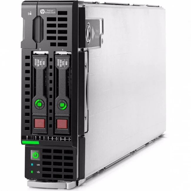 Сервер HPE ProLiant BL460c Gen9 813195-B21 Blade, Xeon E5-2650, 2200 МГц, 12, 30