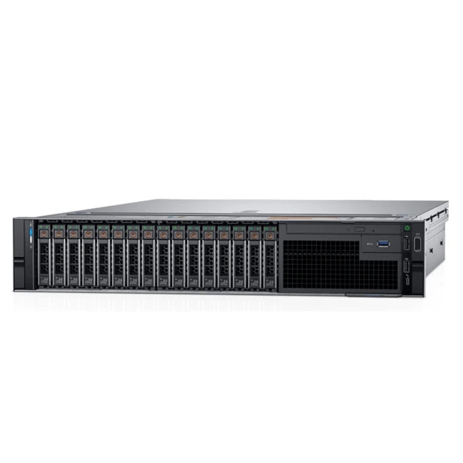 Сервер Dell PowerEdge R740 R740-5904 2U Rack, Xeon Gold 6146, 3200 МГц, 12, 24.75, 2 x 16 ГБ, SFF 2.5", 1x 1.2 ТБ