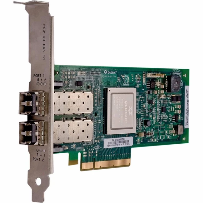 Сетевая карта Qlogic 8Gb Dual Port FC HBA QLE2562-CK (SFP)