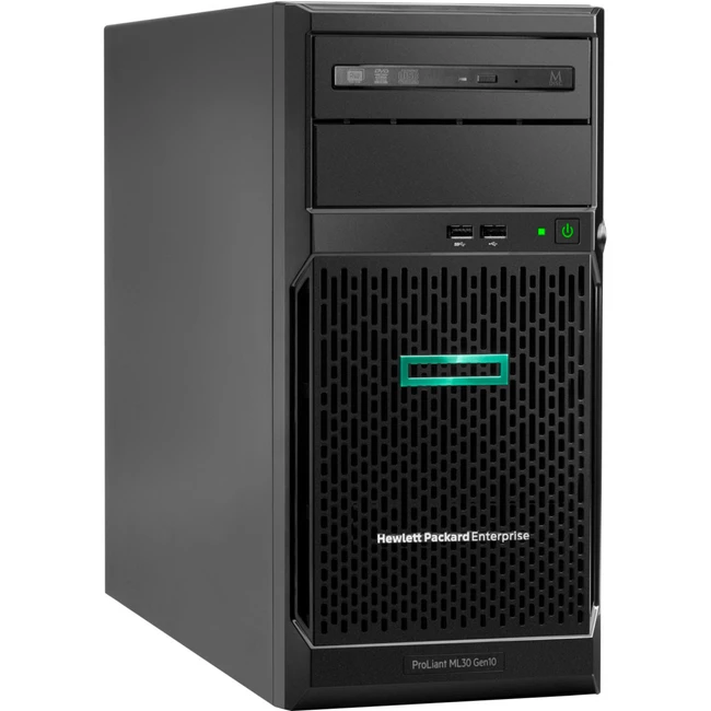 Сервер HPE ProLiant ML30 Gen10 P16928-421 Tower, Xeon E-2224, 3400 МГц, 4, 8, 1 x 16 ГБ, LFF 3.5"