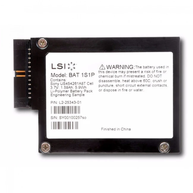 Аксессуар для сервера LSI аккумулятор для серий SAS9260-xx, SAS9280-xx LSI00264