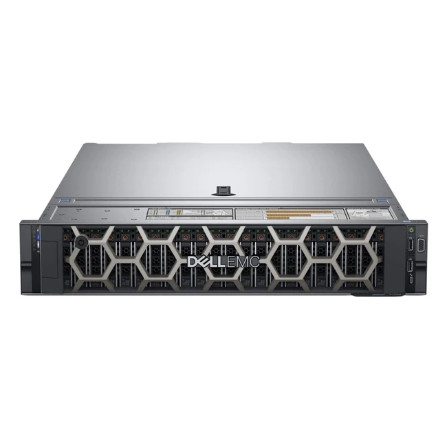 Сервер Dell PowerEdge R740 210-AKXJ-A3 2U Rack, Xeon Silver 4210, 2200 МГц, 10, 13.75, 1 x 16 ГБ, SFF 2.5", 1x 600 ГБ