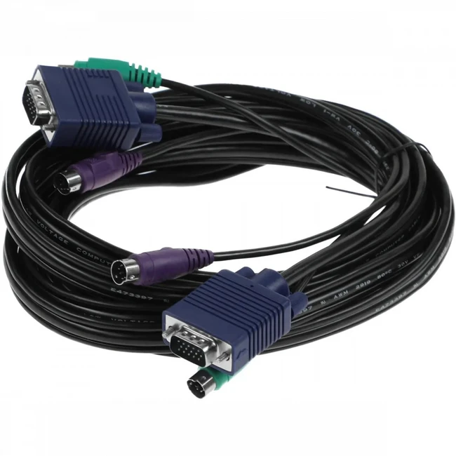 Аксессуар для сервера D-link Кабель DKVM-CB3/A3A 3м черный