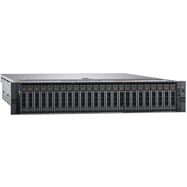 Сервер Dell PowerEdge R740XD 210-AKZR-233 2U Rack, Xeon Silver 4214, 2200 МГц, 12, 16.5, 2 x 16 ГБ, SFF 2.5", 4x 3.84 ТБ
