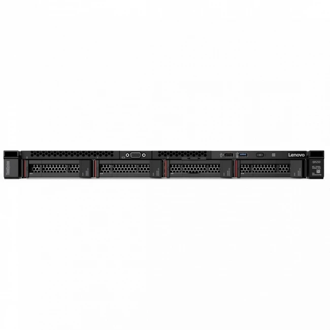 Сервер Lenovo ThinkSystem SR250 7Y51A07GEA-NC1 (1U Rack, Xeon E-2224, 3400 МГц, 4, 8, SFF 2.5")