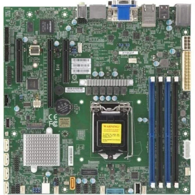 Серверная материнская плата Supermicro MBD-X11SCZ-F-B