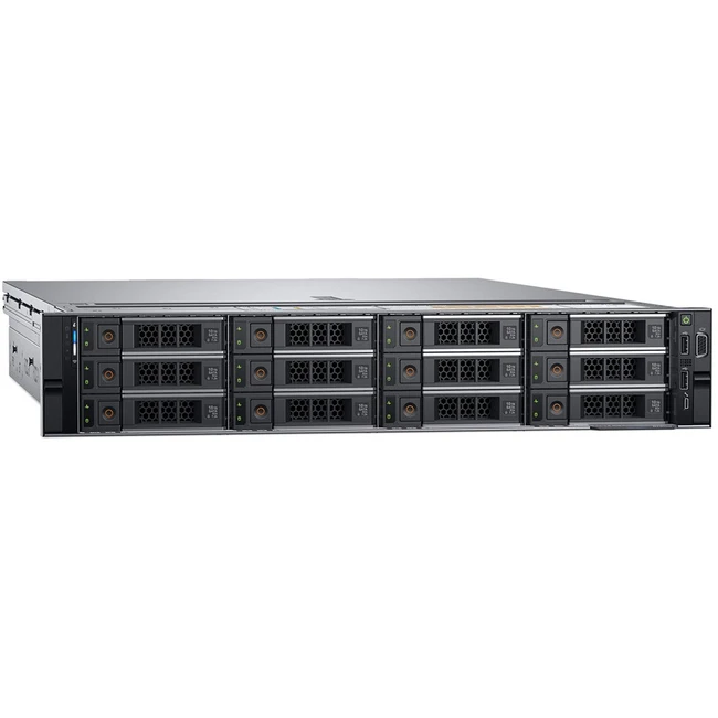 Сервер Dell PowerEdge R740XD 210-AKZR-408 2U Rack, Xeon Silver 4214R, 2400 МГц, 12, 16.5, 2 x 8 ГБ, SFF 2.5" + LFF  3.5", 1x 4 ТБ