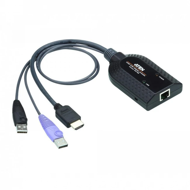 KVM-переключатель ATEN USB HDMI Virtual Media KVM Adapter Cable KA7188-AX