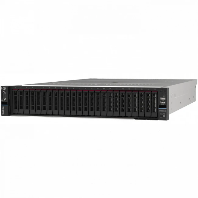 Сервер Lenovo ThinkSystem SR665 V3 7D9AA01QEA 2U Rack, EPYC 9174F, 4100 МГц, 16, 256, 1 x 32 ГБ, SFF 2.5"