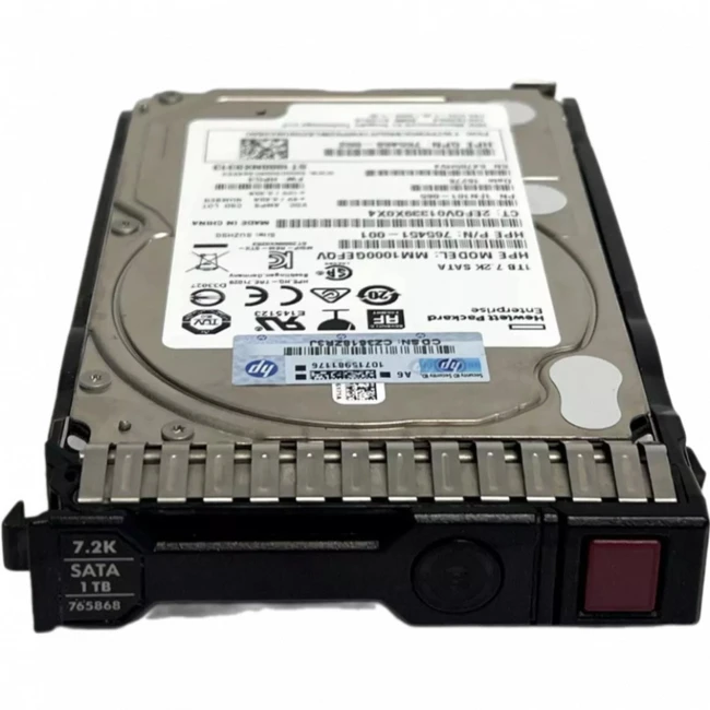 Серверный жесткий диск HPE 1TB SATA 6G MIDLINE 7.2K SFF 765453-B21 HDD, 2,5 SFF, 1 ТБ, SATA