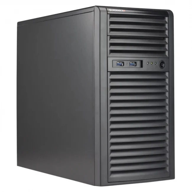 Сервер Supermicro SuperWorkstation SYS-530T-I SYS-530T-I. (Tower, Xeon E-2314, 2800 МГц, 4, 8, 1 x 16 ГБ, LFF 3.5", 1x 2 ТБ)
